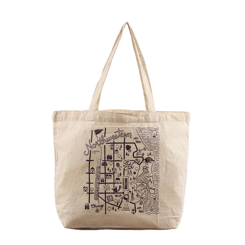Custom Canvas Tote Bags with Logo Wholesale | MOQ 100