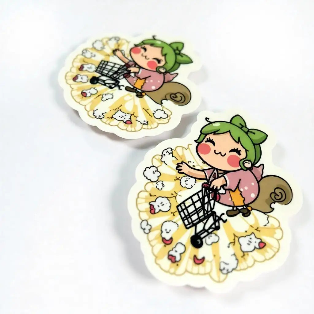 Custom White Vinyl Stickers – Waterproof & UV-Resistant Die-Cut Labels for Branding & Packaging
