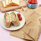 Custom Food-Grade Greaseproof Paper: 30K MOQ, 7-Day Lead, 35-45gsm | Burger & Sandwich Wrapping