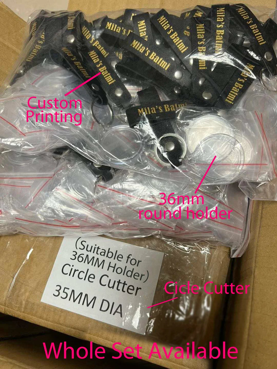 Photo Booth Keychain Kit | 35mm DIY Acrylic Frame | Wedding Favors Bulk