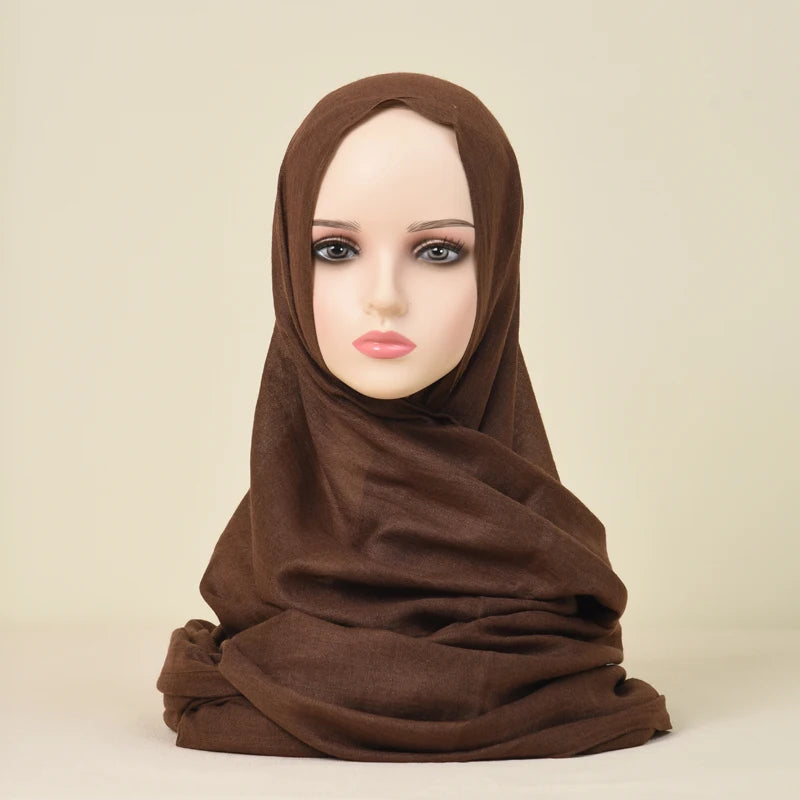 Polyester Silk Satin Hijab | 107x180cm | 24 Colors | Wholesale | Custom Packaging