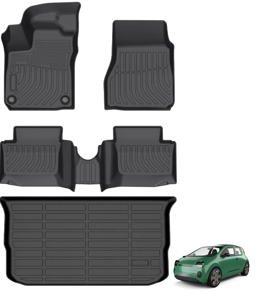 Renault Twingo 3 X07 TPE Trunk Mat 2014-2025 Custom Fit Boot Liner