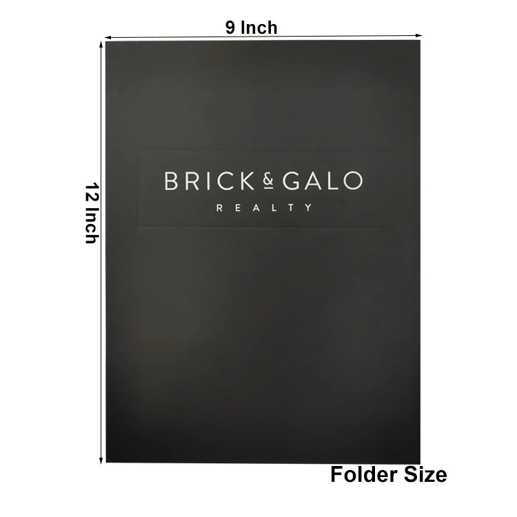 Custom Presentation Folder | Anti-Scratch Lamination, Foil Stamping & Embossing Options for Sales Kits & Conference Materials