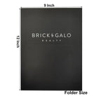 Custom Presentation Folder | Anti-Scratch Lamination, Foil Stamping & Embossing Options for Sales Kits & Conference Materials
