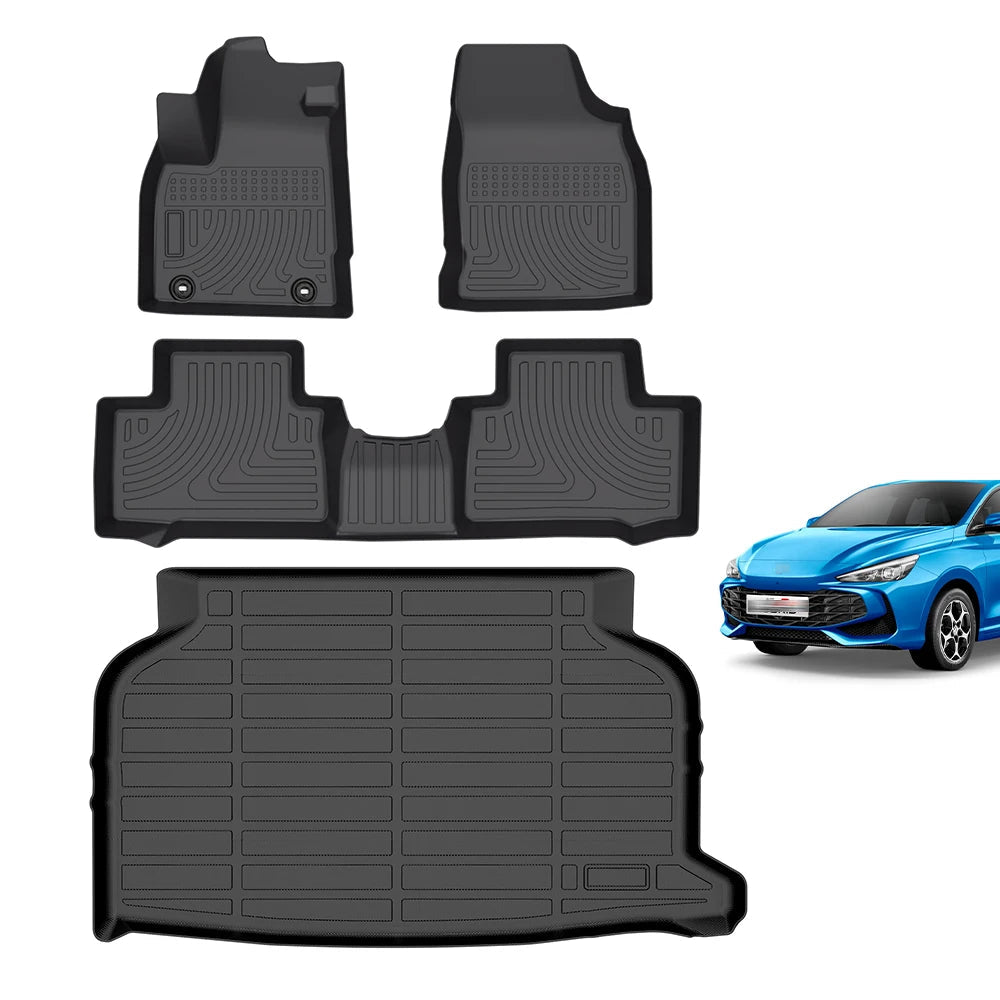 Custom Fit 3D TPE Trunk Mat for MG MG3 Hybrid Gen3 (2024-2026)