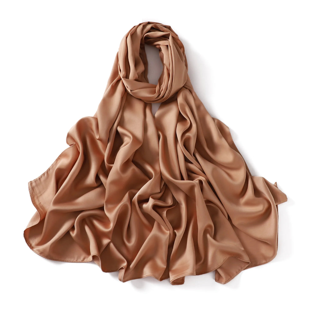 Custom Matte Satin Hijabs Wholesale | 20-Piece MOQ & 14-Day Lead Time | Eid Prayer Scarves