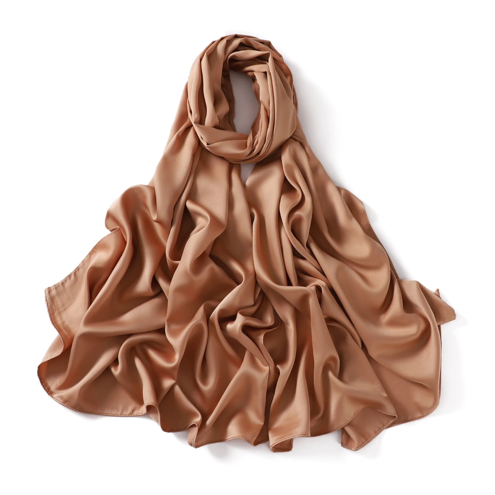 Custom Matte Satin Hijabs Wholesale | 20-Piece MOQ & 14-Day Lead Time | Eid Prayer Scarves