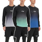 Custom Men's 2-Piece Polyester Tracksuit: Screen Print Logo, Quick-Dry, Gym & Running Activewear