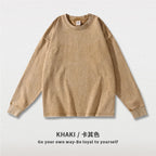 300G Heavyweight Long-Sleeve T-Shirt | Pure Cotton Oversized Fit