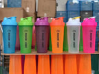 Plastic Shaker Bottle with Flip Lid for Gym, Protein Mix and Daily Hydration (400ml / 600ml)