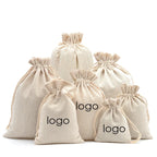 Custom Cotton Drawstring Bags | 50 MOQ | 5-Day Lead Time
