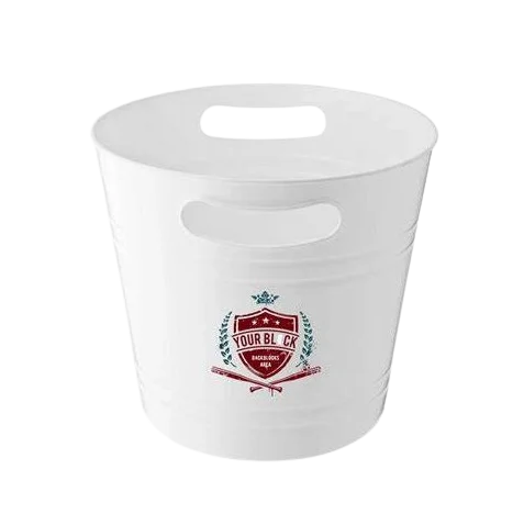 Custom Branded Ice Bucket with Logo | 5L Metal