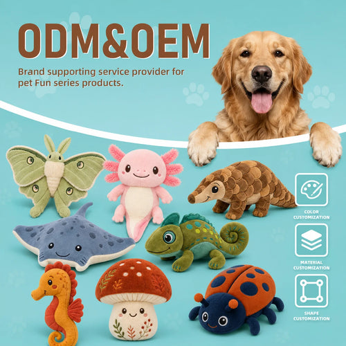 Custom No Stuffing Plush Dog Toy | Reinforced Stitching | OEM ODM Wholesale