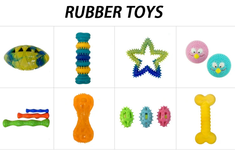 Custom Dog Chew Pet Toys with Logo | Eco Rubber MOQ 600