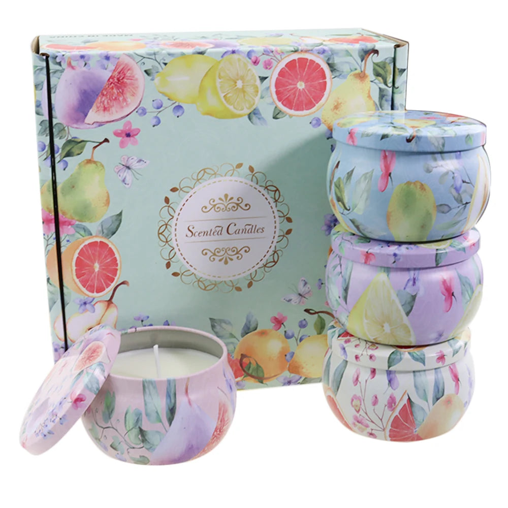Custom Tin Candle with Logo | 2-Set MOQ | SGS Certified