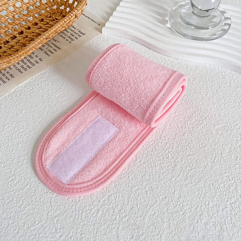 Custom Microfiber Spa Headband for Face Washing & Skincare | Wholesale Bulk