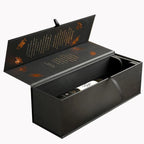 Custom Magnetic Wine Gift Box with Gold Foil | Rigid Box, 300 MOQ, FSC Certified