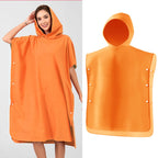 Custom Synthetic Anti-Odor Beach Changing Robe Poncho