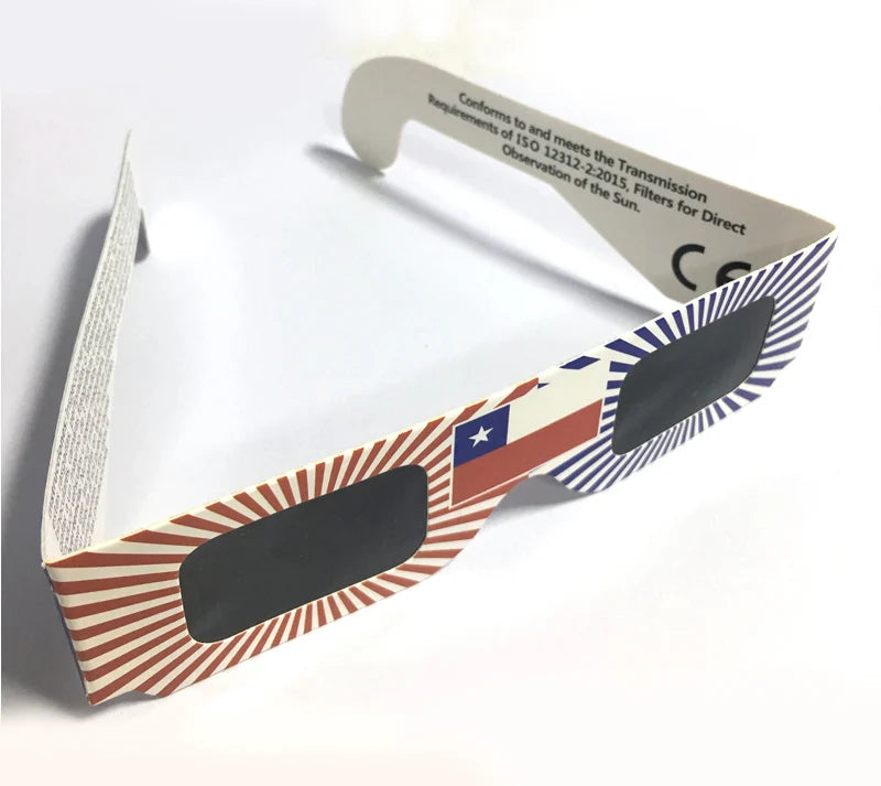 Custom Solar Eclipse Glasses | CE ISO AAS Certified | 1,000 Pcs MOQ