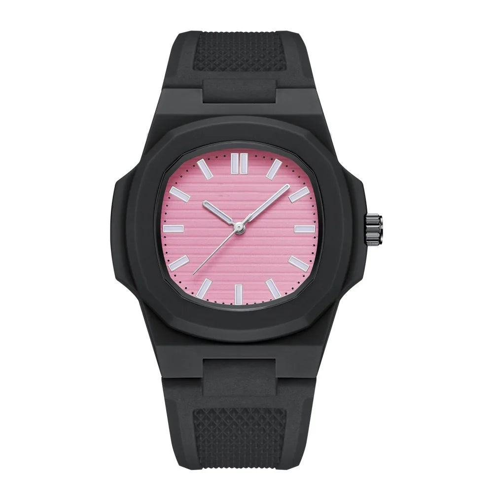 Custom Silicone Strap Watch with Logo | 300 MOQ | Plastic