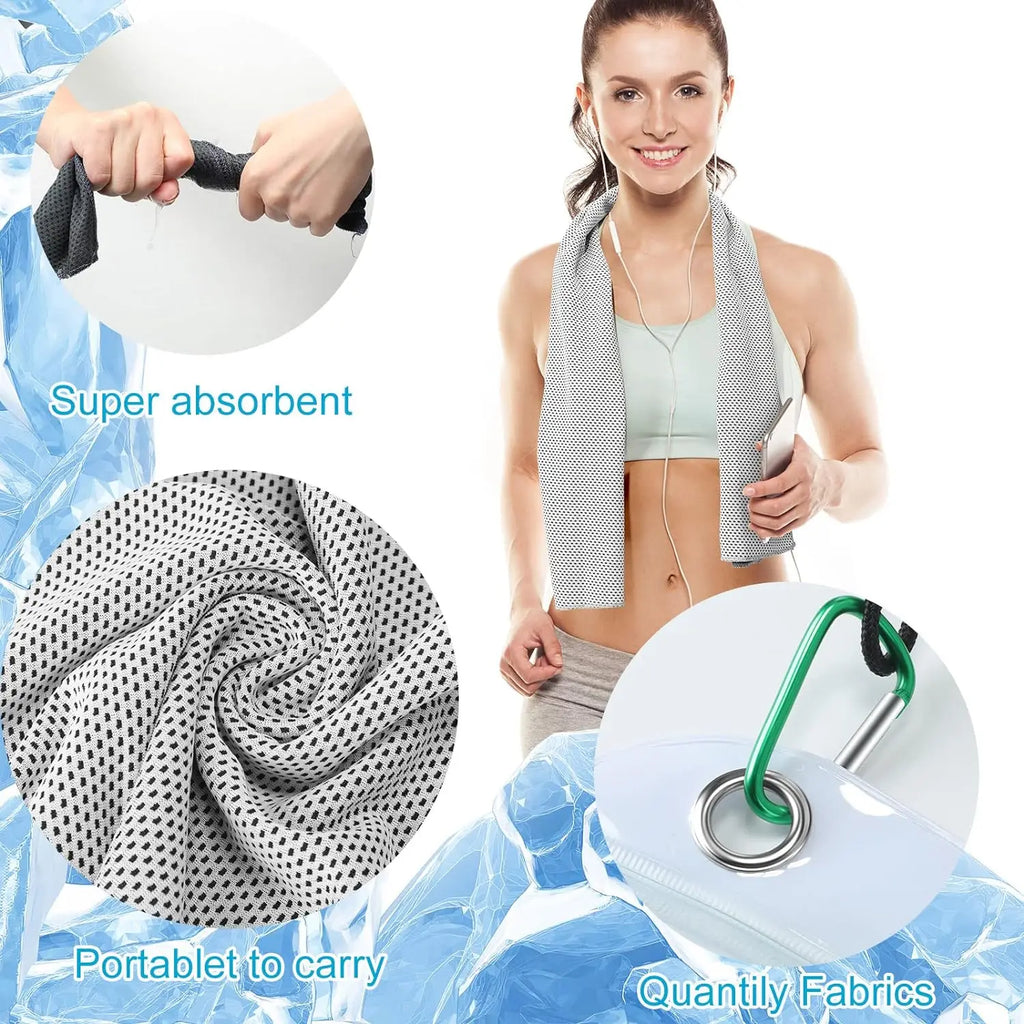 Super Dry Cooling Towel | Microfiber Sports Ice Towel