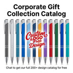 Laser Engraved Metal Pens: 7-Day Lead, 140x10mm, Custom Logo | Promotional Ballpoint Gifts