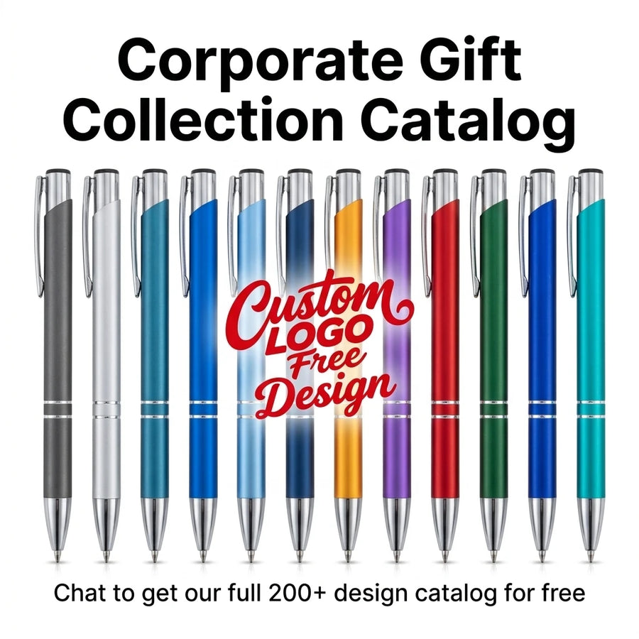 Laser Engraved Metal Pens: 7-Day Lead, 140x10mm, Custom Logo | Promotional Ballpoint Gifts