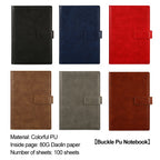 Custom A5 Leather Notebook with Logo | 100 Pcs MOQ Thread-Sewn PU Journal