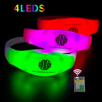 Custom DMX512 LED Wristbands | 100-Piece MOQ & 3-Day Lead Time | Concerts & Festivals | 15 Colors