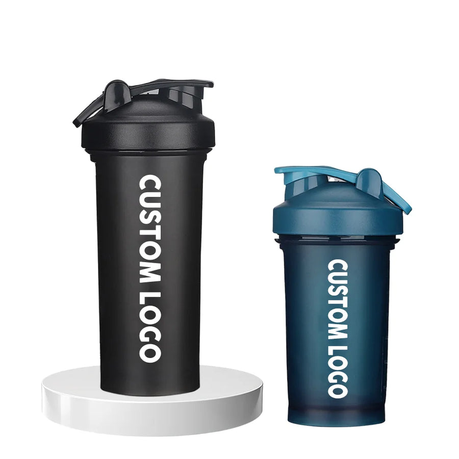 Plastic Shaker Bottle with Flip Lid for Gym, Protein Mix and Daily Hydration (400ml / 600ml)