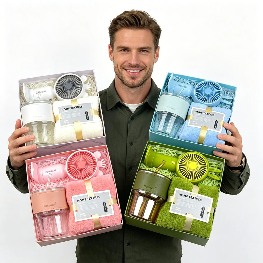 Custom Luxury Stainless Steel Gift Sets 300 MOQ | Silk Screen Logo Corporate
