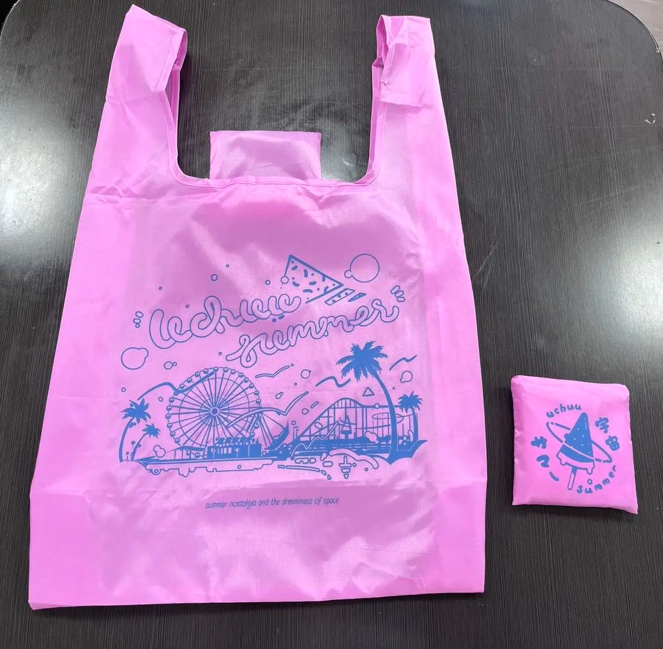 Custom Reusable Polyester Tote Bags 100 MOQ | Foldable Eco-Friendly Promo