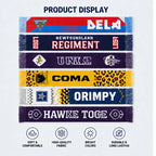 Custom Jacquard Fan Scarves | 100-Piece MOQ & 15-Day Lead Time | Team Logo & Slogan | Sports