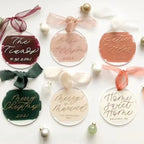 Custom Acrylic Christmas Tree Ornaments with Logo | MOQ 500