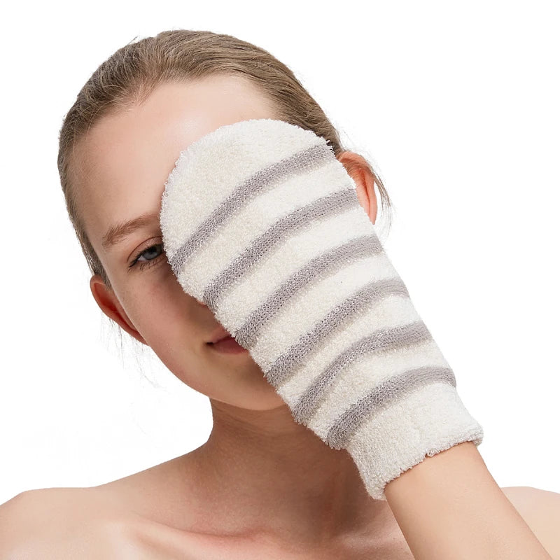 Natural Fiber Exfoliating Gloves | REACH/CA65 | MOQ 1 | 7-Day Lead Time