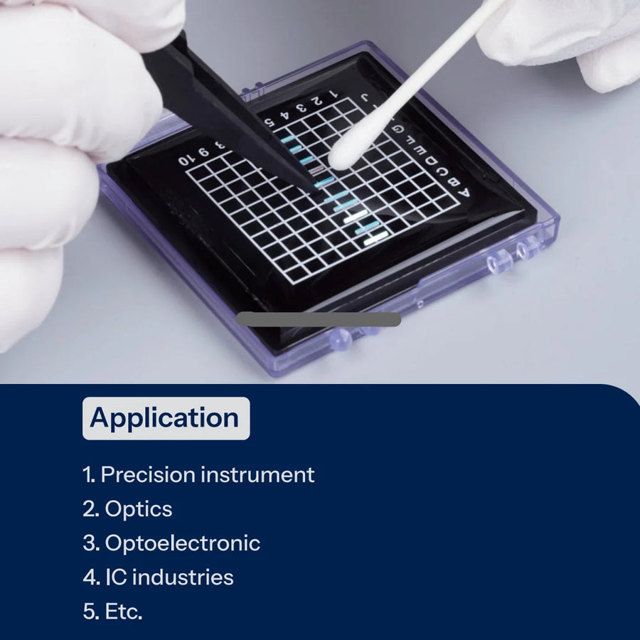 Industrial Cleaning Cotton Swabs | Fiber Optic & Precision | Paper/Wood Shaft | Low MOQ | WIPESTAR