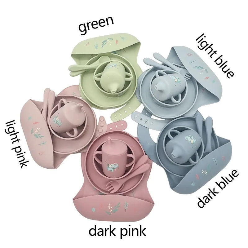 BPA-Free Silicone Feeding Set | MOQ 20 | 7-Day Lead