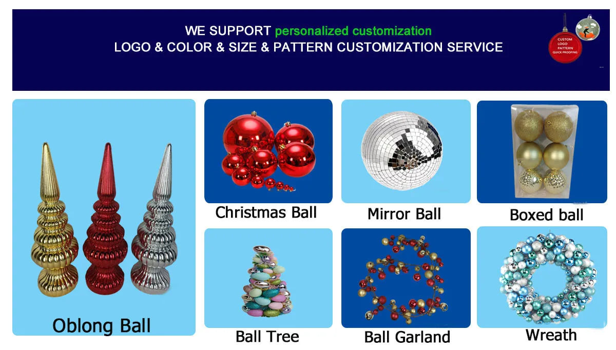 Custom Christmas Ornament Balls Wholesale | Personalized Logo 1-4 Color Print