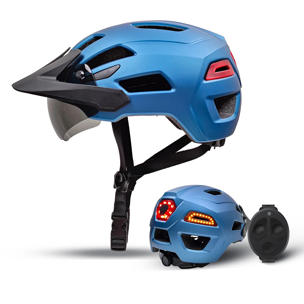 CE Certified Cycling Helmet with Lens | Custom Logo MOQ 300