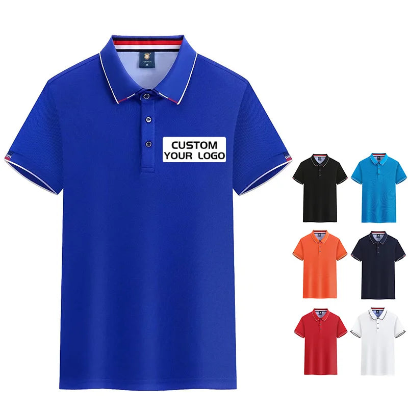 Custom Polo T-Shirts for Uniforms & Teams (Logo Ready)