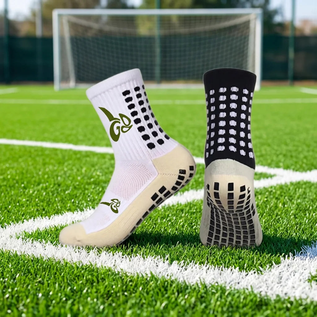 Custom Anti-Slip Soccer Socks with Logo | Bulk MOQ 50