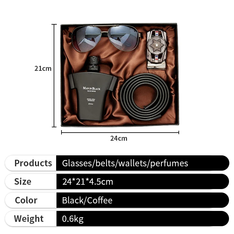 Custom Metal Perfume Gift Box Men | Luxury 50-100ml Packaging | Silk Screen Printing