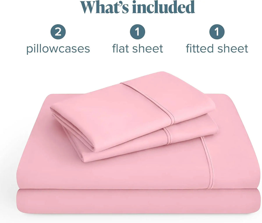 100% Organic Cotton Bed Sheets | 300 Thread Count | 4-Piece Set | Custom Size | Grade A