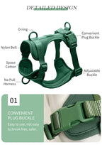 Custom Dog Harness Set with Logo | 300 MOQ | PVC Waterproof