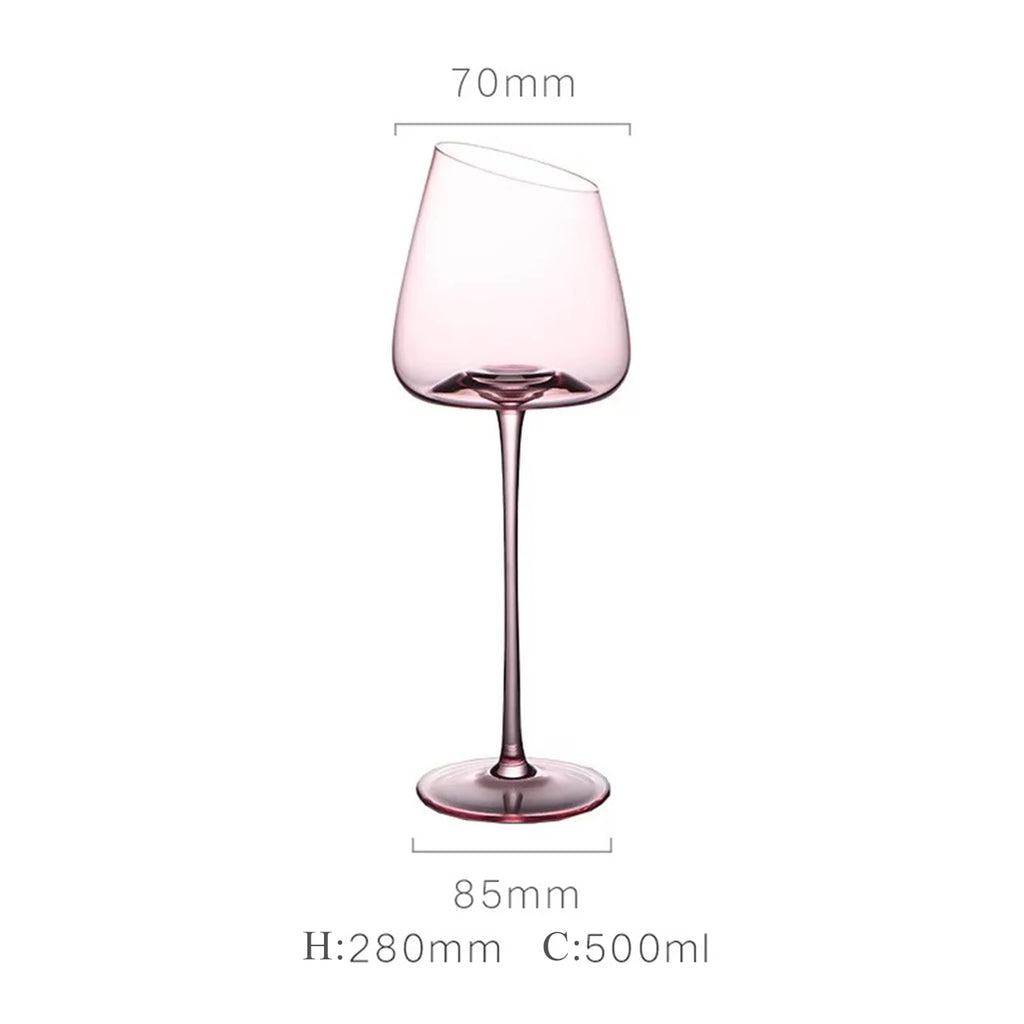 Pink Champagne Glasses | Flamingo Style Wine Goblets