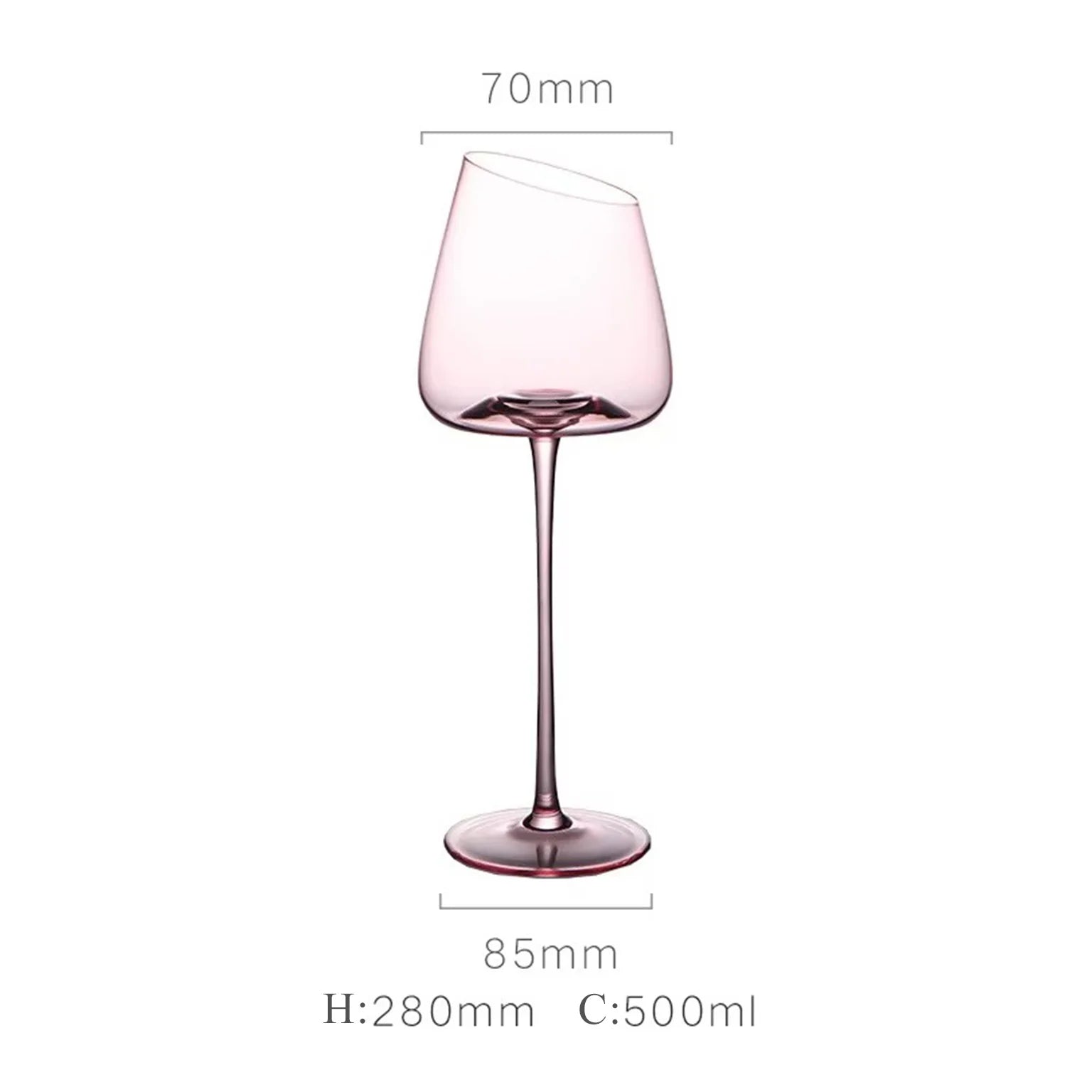 Pink Champagne Glasses | Flamingo Style Wine Goblets