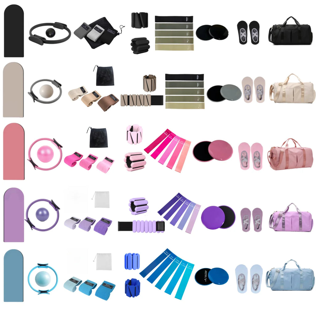 Custom Fitness Kit Silicone Dumbbell Yoga Mat | Complete Gym Set | OEM ODM
