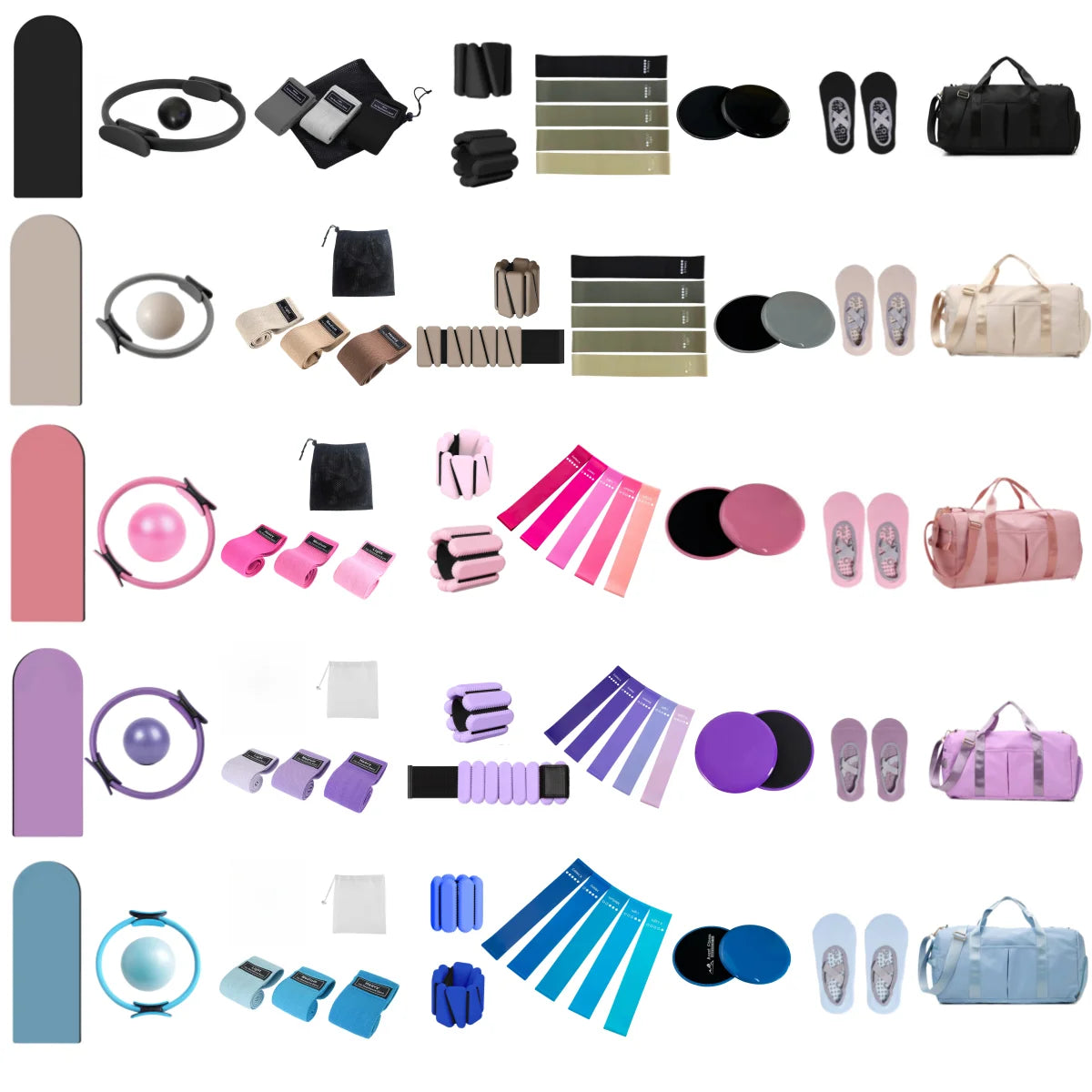 Custom Fitness Kit Silicone Dumbbell Yoga Mat | Complete Gym Set | OEM ODM