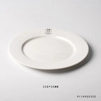 Custom Logo Porcelain Tableware Plates | Hotel Restaurant Wholesale