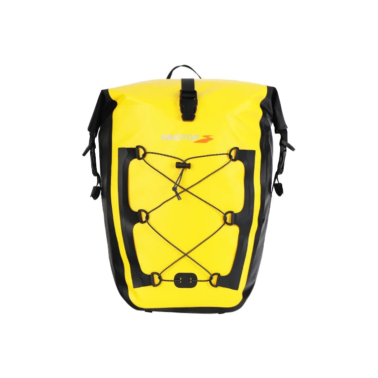25L Waterproof Bicycle Pannier Bag: EN71/RoHS, Custom Logo, PVC | Bike Side Transport Bags